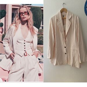 SPELL & GYPSY new linen blazer size XXL